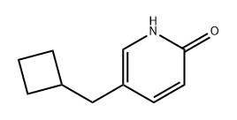 2(1H)-Pyridinone, 5-(cyclobutylmethyl)- Struktur
