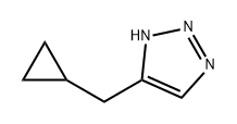 1H-1,2,3-Triazole, 5-(cyclopropylmethyl)- Struktur