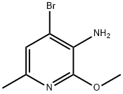 3-Pyridinamine, 4-bromo-2-methoxy-6-methyl- Structure