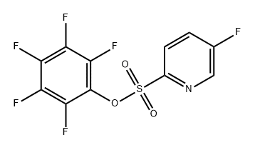 2-Pyridinesulfonic acid, 5-fluoro-, 2,3,4,5,6-pentafluorophenyl ester Structure