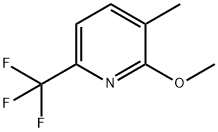 Pyridine, 2-methoxy-3-methyl-6-(trifluoromethyl)- Structure