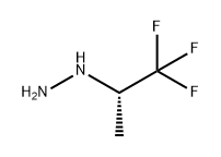 Hydrazine, [(1S)-2,2,2-trifluoro-1-methylethyl]- Structure