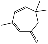 2,4-Cycloheptadien-1-one, 3,6,6-trimethyl- Structure