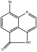 8-溴吡咯并[2,3,4-D]喹啉-5(4H)-酮 结构式