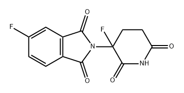 1H-Isoindole-1,3(2H)-dione, 5-fluoro-2-(3-fluoro-2,6-dioxo-3-piperidinyl)-|5-氟-2-(3-氟-2,6-二氧哌啶-3-基)异吲哚啉-1,3-二酮