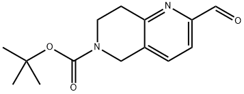 2-甲酰基-7,8-二氢-1,6-萘啶-6(5H)-羧酸叔丁酯,2769010-69-5,结构式