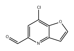 7-氯呋喃[3,2-B]吡啶-5-甲醛, 2769929-83-9, 结构式