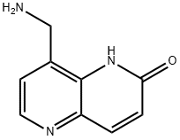 8-(氨甲基)-1,5-萘啶-2(1H)-酮 结构式