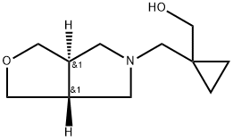 (1-(((3AR,6AR)-四氢-1H-呋喃[3,4-C]吡咯-5(3H)-基)甲基)环丙基)甲醇, 2771459-92-6, 结构式