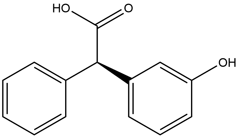 (R)-2-(3-hydroxyphenyl)-2-phenylacetic acid Structure