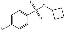 Benzenesulfonic acid, 4-bromo-, cyclobutyl ester 化学構造式