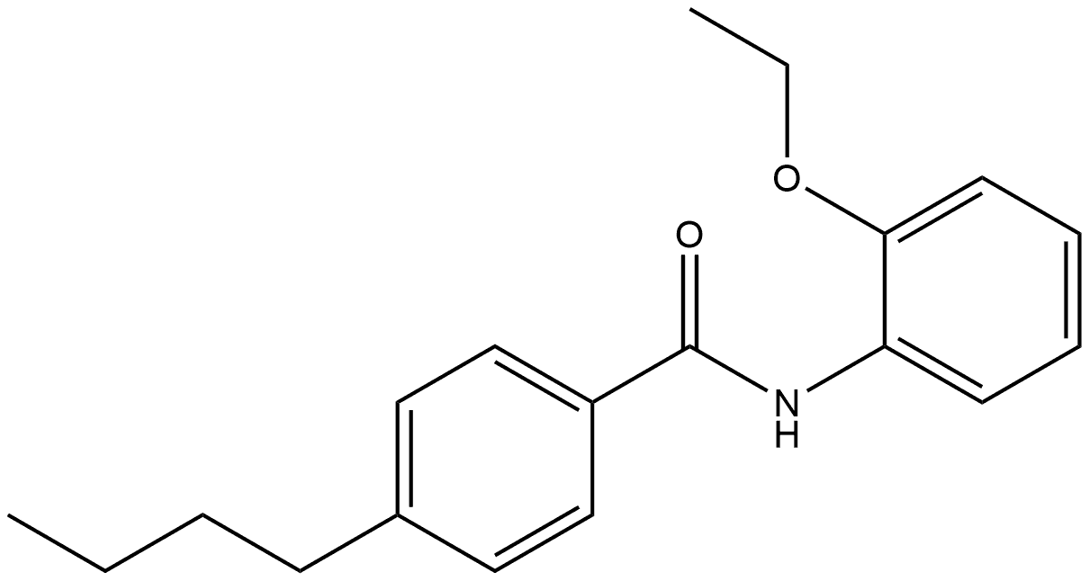4-Butyl-N-(2-ethoxyphenyl)benzamide Struktur