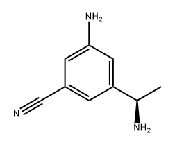Benzonitrile, 3-amino-5-[(1R)-1-aminoethyl]- Struktur