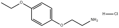 Ethanamine, 2-(4-ethoxyphenoxy)-, hydrochloride (1:1) Structure