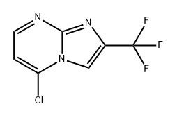 Imidazo[1,2-a]pyrimidine, 5-chloro-2-(trifluoromethyl)- Struktur