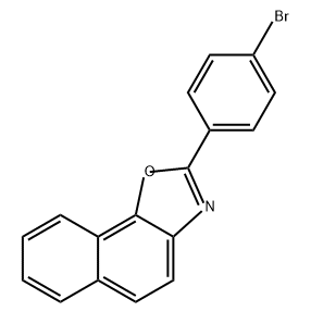 Naphth[2,1-d]oxazole, 2-(4-bromophenyl)- Structure