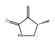 2-Pyrrolidinone, 4-methyl-3-methylene-, (4S)- Struktur