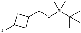 ((3-溴环丁基)甲氧基)(叔丁基)二甲基硅烷, 2798770-62-2, 结构式