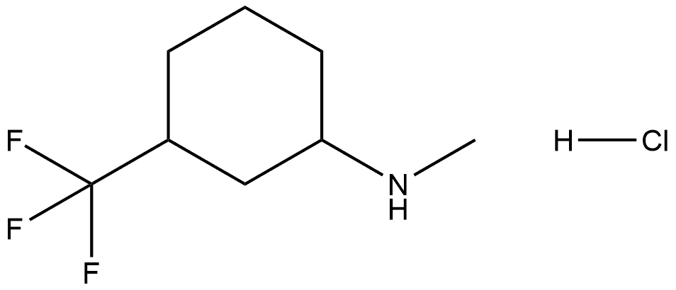 Methyl-(3-trifluoromethyl-cyclohexyl)-amine hydrochloride 结构式
