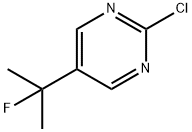 2-氯-5-(2-氟-2-丙基)嘧啶 结构式