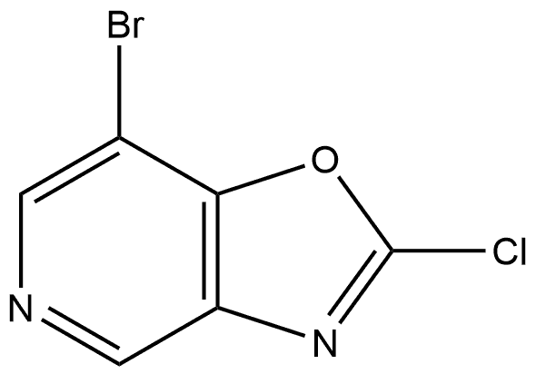 7-Bromo-2-chlorooxazolo[4,5-c]pyridine 结构式