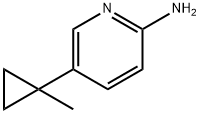 5-(1-Methylcyclopropyl)pyridin-2-amine Struktur