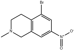 5-溴-2-甲基-7-硝基-1,2,3,4-四氢异喹啉,2806021-51-0,结构式