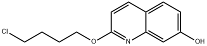 7-Quinolinol, 2-(4-chlorobutoxy)- Struktur