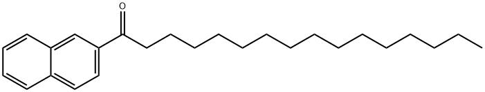 1-Hexadecanone, 1-(2-naphthalenyl)- Structure