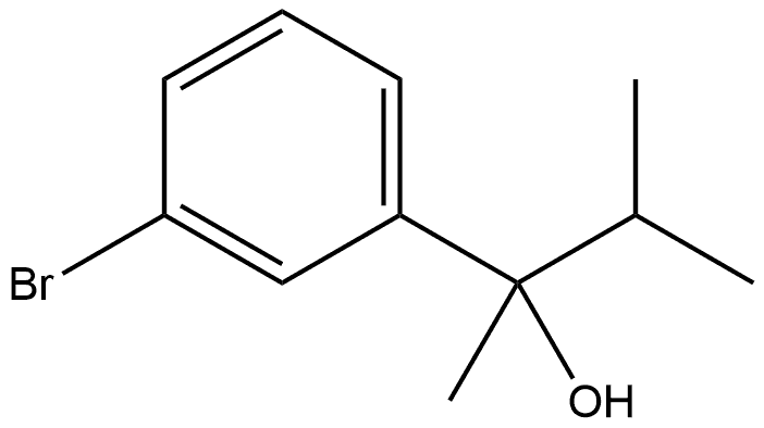 3-Bromo-α-methyl-α-(1-methylethyl)benzenemethanol,28114-99-0,结构式
