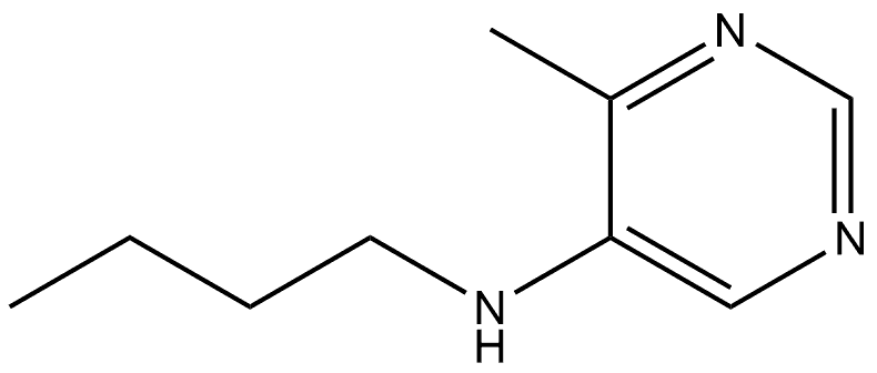 N-Butyl-4-methyl-5-pyrimidinamine Structure