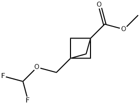 Methyl 3-(difluoromethoxymethyl)bicyclo[1.1.1]pentane-1-carboxylate|3-(二氟甲氧基甲基)双环[1.1.1]戊烷-1-甲酸甲酯