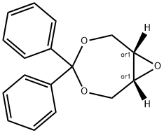 3,5,8-Trioxabicyclo[5.1.0]octane, 4,4-diphenyl-, (1R,7S)-rel- Structure