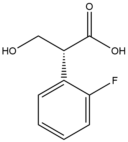 (R)-2-(2-氟苯基)-3-羟基丙酸, 2817758-53-3, 结构式