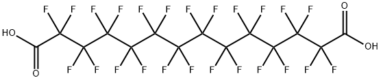 ペルフルオロテトラデカン二酸 化学構造式