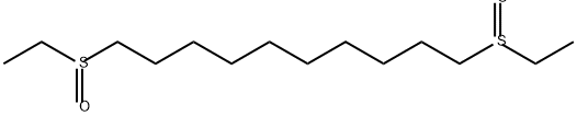 Decane, 1,10-bis(ethylsulfinyl)-,28242-23-1,结构式