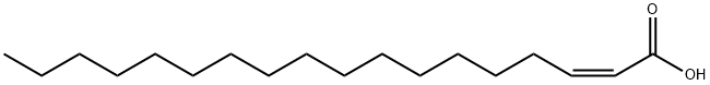 2-Octadecenoic acid, (2Z)- Struktur
