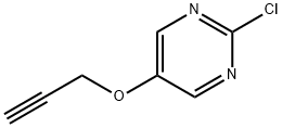 2-Chloro-5-(prop-2-yn-1-yloxy)pyrimidine Struktur