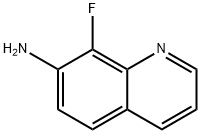 7-Quinolinamine, 8-fluoro- Struktur