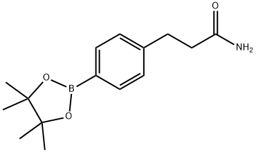 Benzenepropanamide, 4-(4,4,5,5-tetramethyl-1,3,2-dioxaborolan-2-yl)-|3-(4-(4,4,5,5-四甲基-1,3,2-二氧硼杂环戊烷-2-基)苯基)丙酰胺