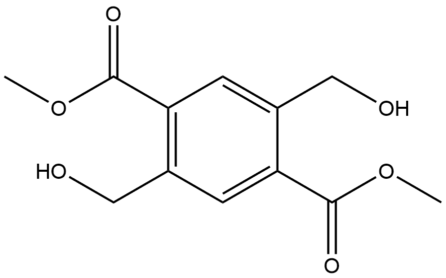 2,5-双(羟甲基)对苯二甲酸二甲酯 结构式