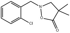 5-Isoxazolidinone, 2-[(2-chlorophenyl)methyl]-4,4-dimethyl- Struktur