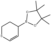 2-(3,4-二氢-2H-硫代吡喃-4-基)-4,4,5,5-四甲基-1,3,2-二氧杂硼烷,2834086-34-7,结构式