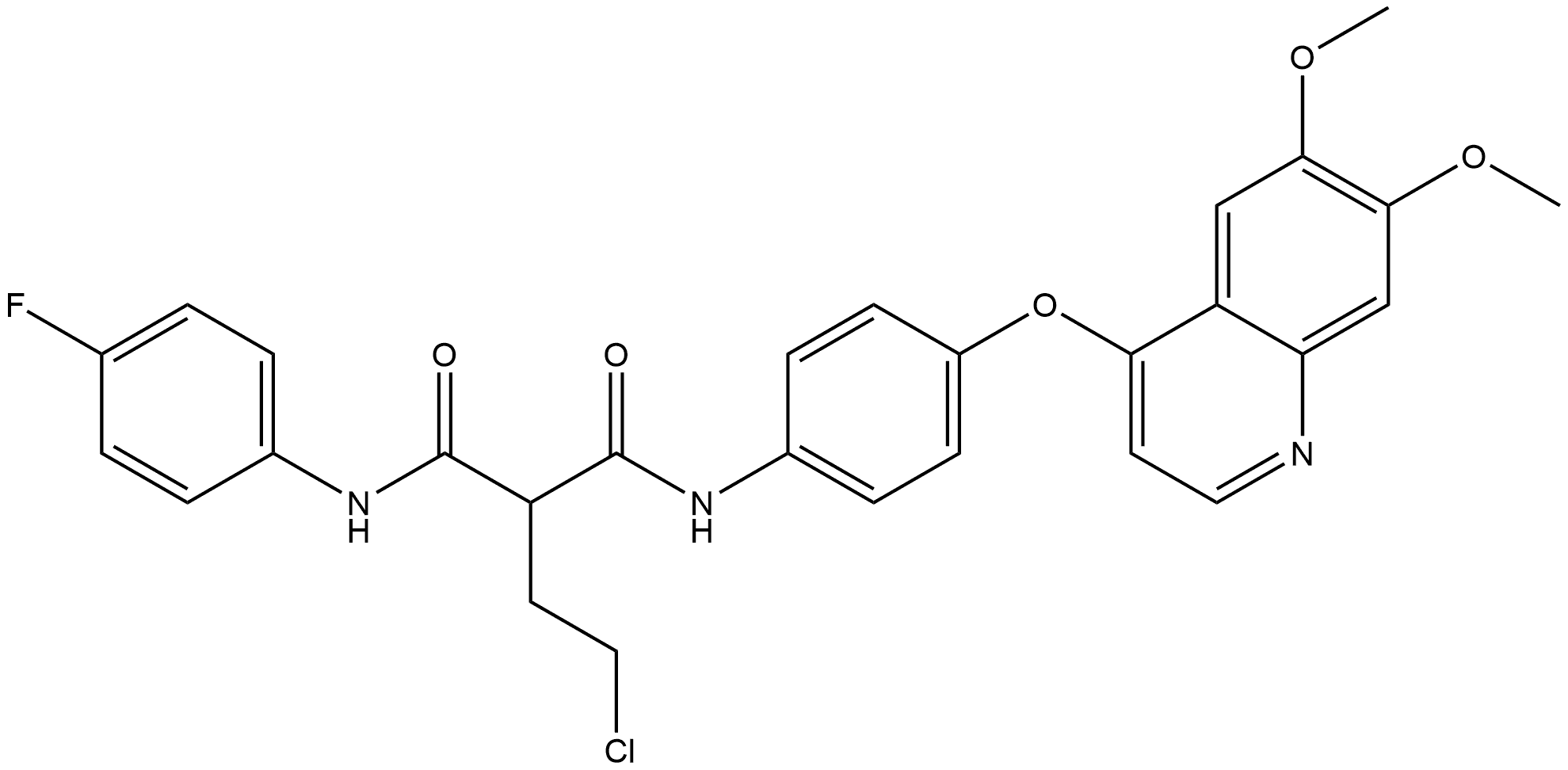 卡博替尼杂质26, 2840522-80-5, 结构式