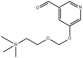 5-((2-(三甲基甲硅烷基)乙氧基)甲氧基)烟醛 结构式