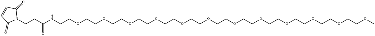 M-PEG12-MAL, 2853560-28-6, 结构式
