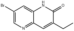 7-溴-3-乙基-1,5-萘啶-2(1H)-酮, 2855060-34-1, 结构式