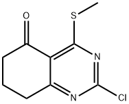 2-氯-4-(甲硫基)-7,8-二氢喹唑啉-5(6H)-酮, 2857089-67-7, 结构式