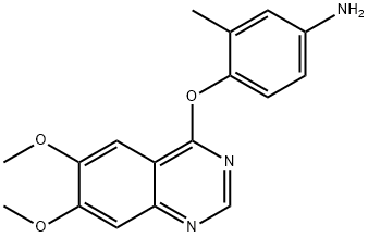4-((6,7-Dimethoxyquinazolin-4-yl)oxy)-3-methylaniline Structure