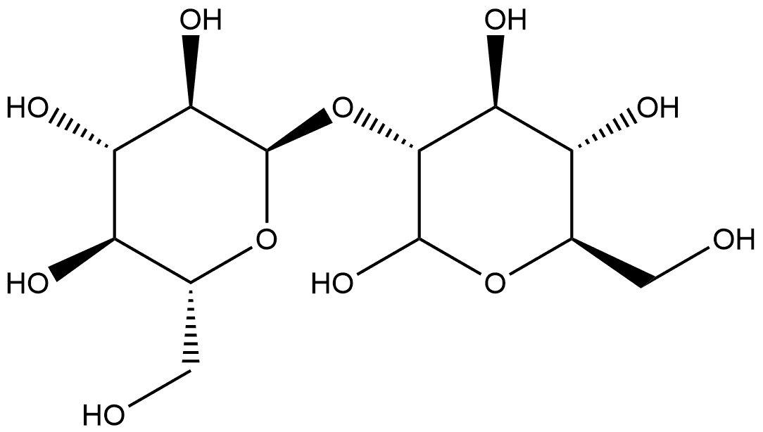 D-Glucopyranose, 2-O-α-D-glucopyranosyl- Structure